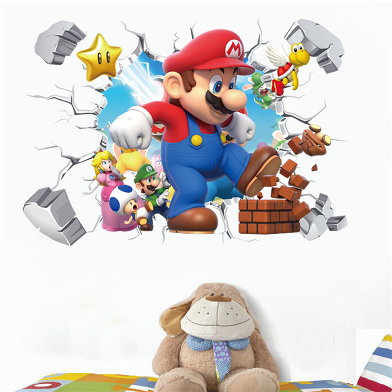 Baby Nursery Things - Naklejki ścienne 3D z postaciami z
