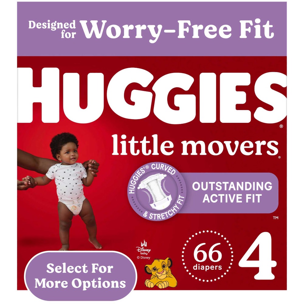 Huggies Diaper Little Movers - Pieluchy Huggies Little Movers Rozmiar 4,