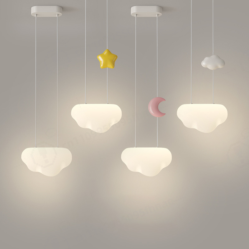 Baby Nursery Chandelier - Chmurka Mały Żyrandol Lampa Nocna do