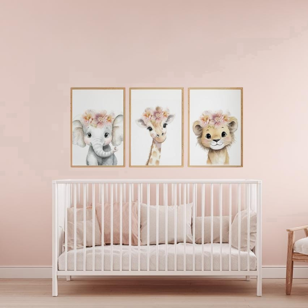Zestaw dekoracji ściennych do  – Baby Nursery Frames recenzja i cena