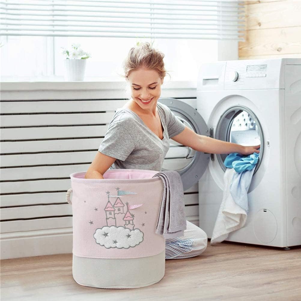 Duży różowy kosz na pranie Kos – Baby Nursery Things recenzja i cena