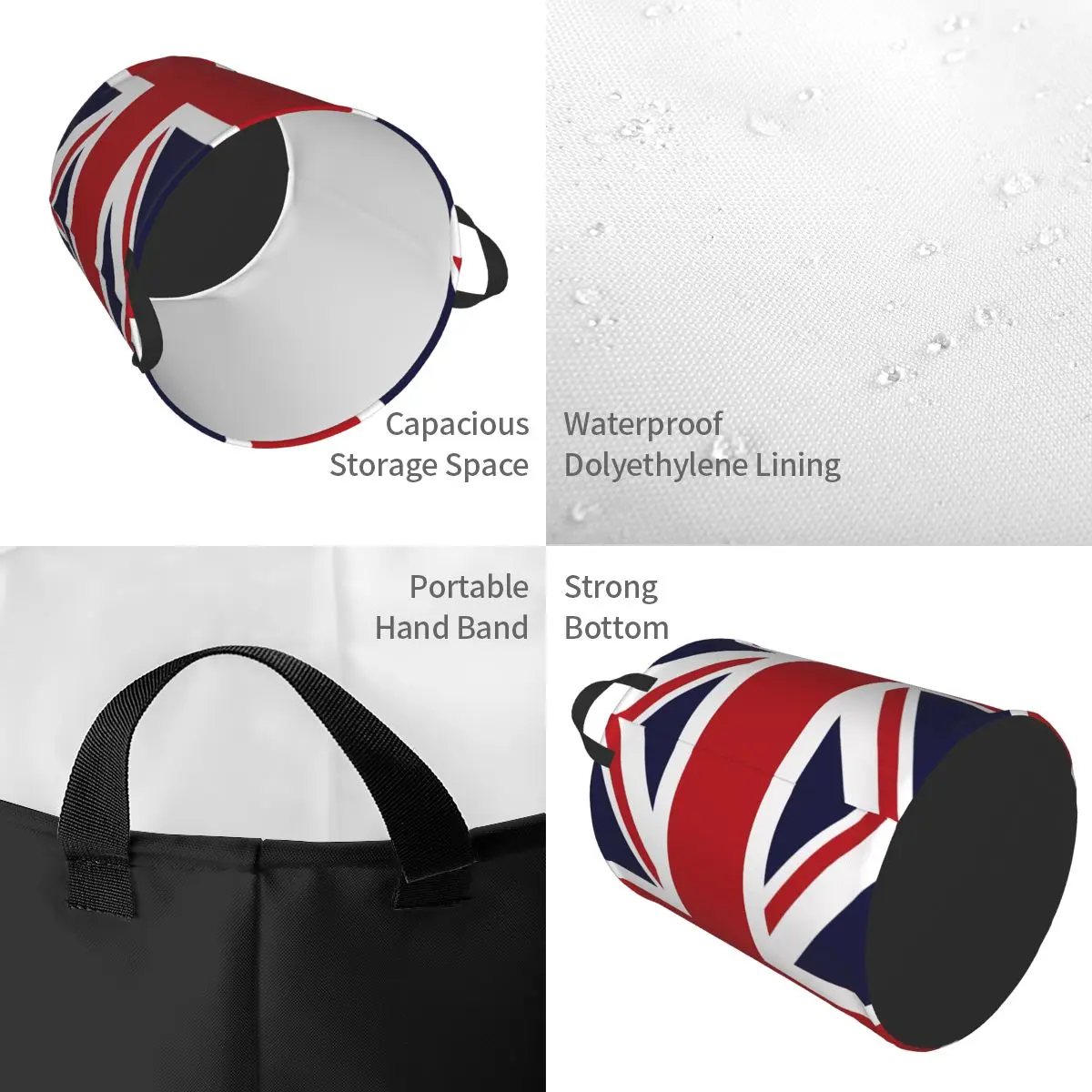 Kosz na Pranie Składany Union  – Baby Nursery Laundry Basket recenzja i cena