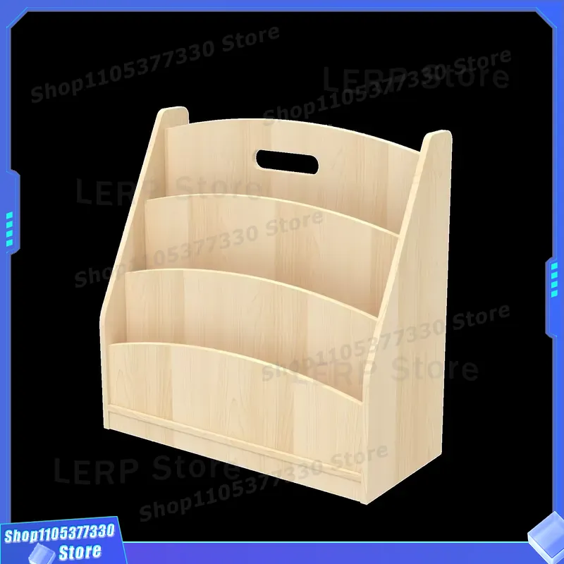 Drewniane meble do przedszkola – Baby Bookshelf Small recenzja i cena