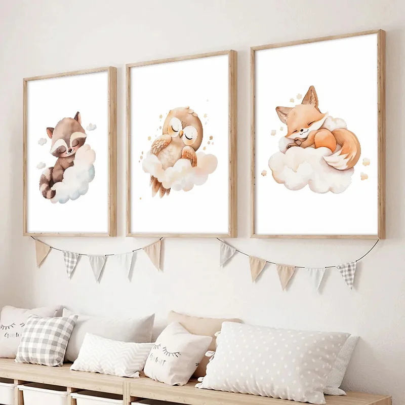 Plakat na ścianę do pokoju dzi – Baby Nursery Frames recenzja i cena