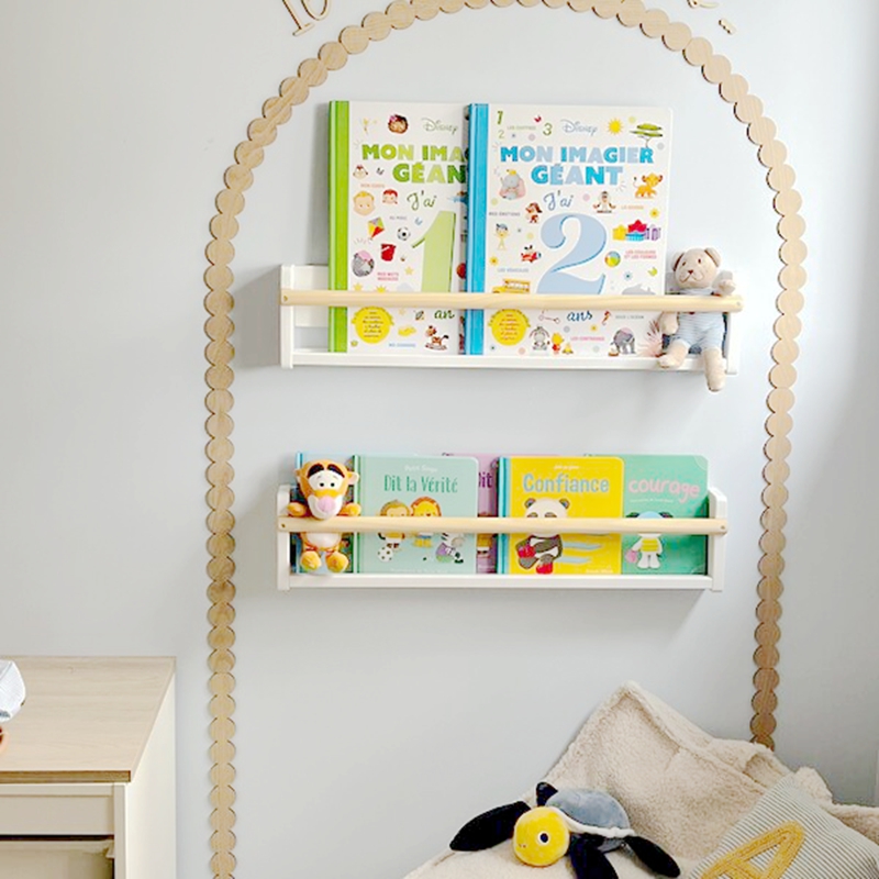 Nowoczesny, surowy drewniany ł – Baby Nursery Frames recenzja i cena