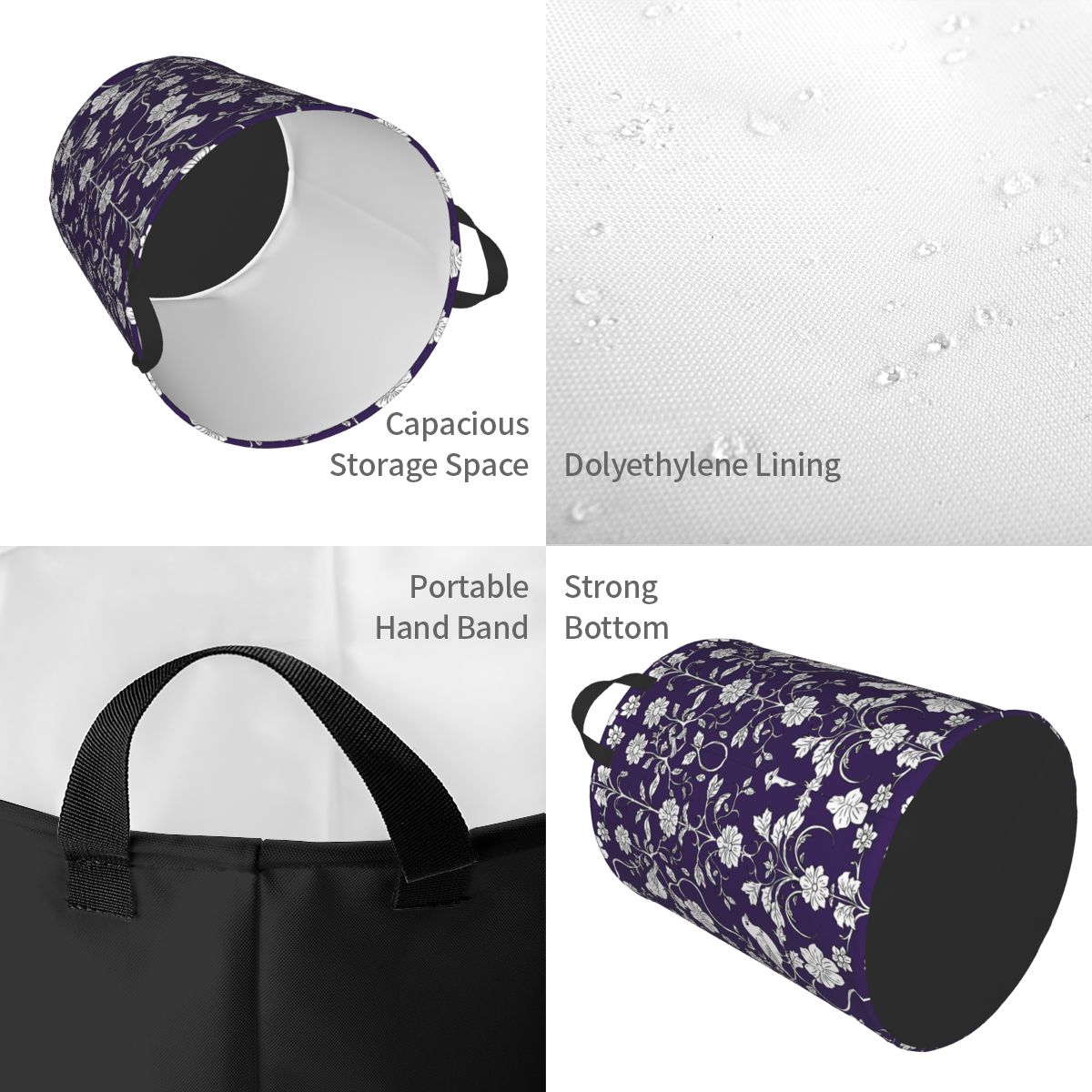 Kosz na pranie z wzorem ptaków – Baby Nursery Laundry Basket recenzja i cena