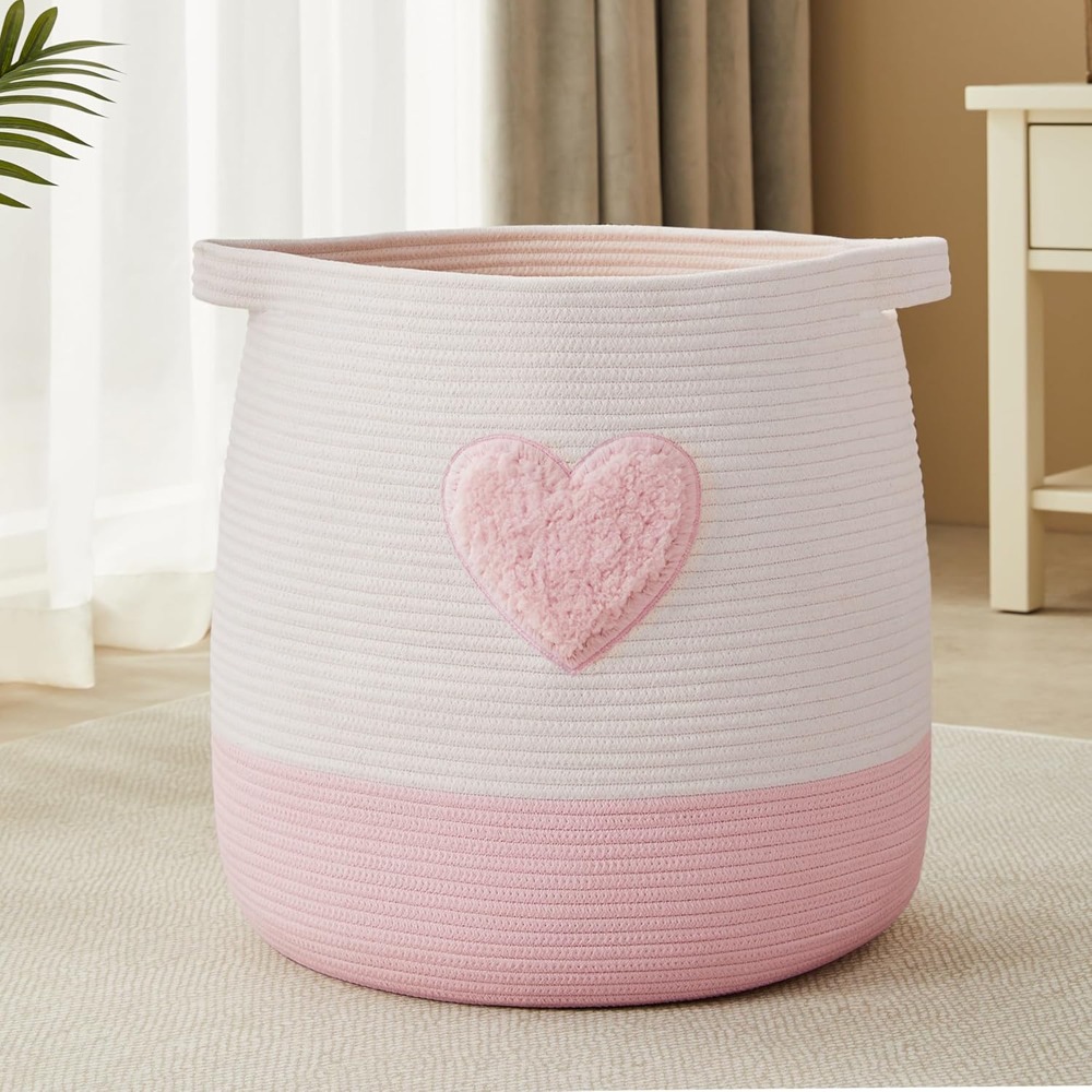 Różowy Kosz na Pranie dla Dzie – Baby Nursery Laundry Basket recenzja i cena