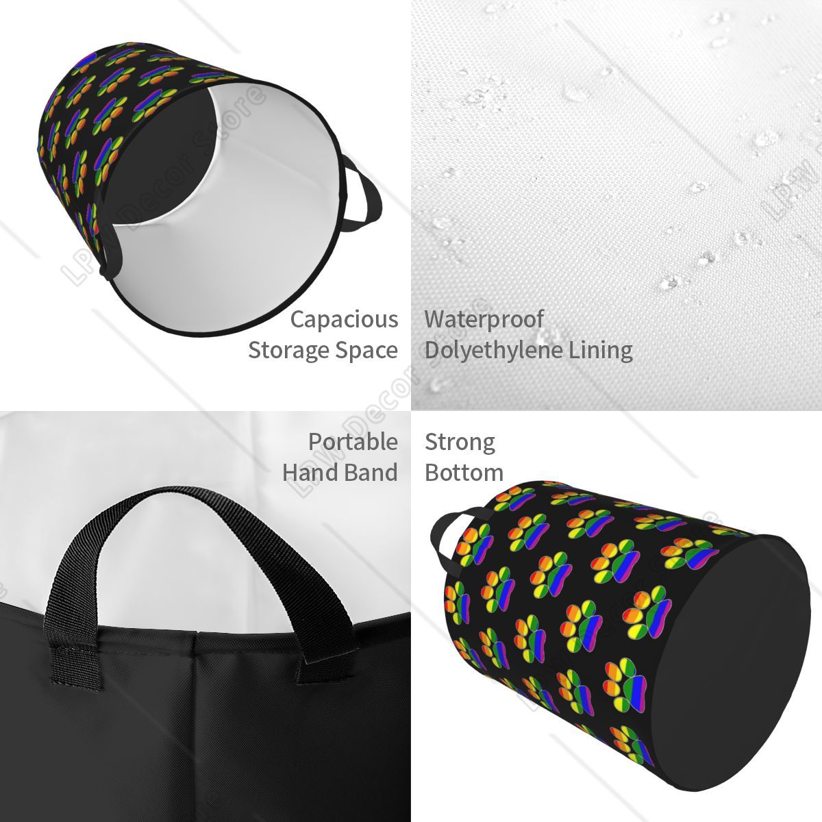Kosz na pranie LGBT Pride Gay  – Baby Nursery Laundry Basket recenzja i cena