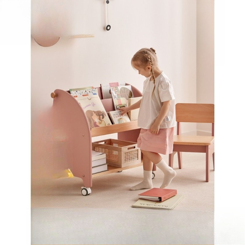 Regał z litego drewna, regał n – Baby Bookshelf Small recenzja i cena