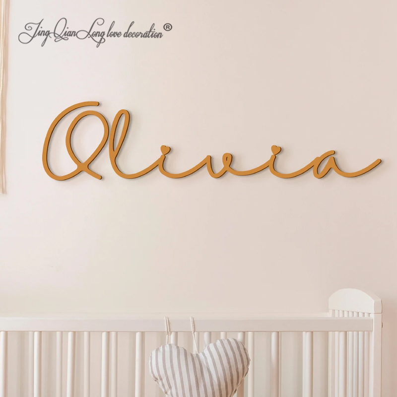 Drewniana tabliczka z imieniem – Baby Nursery Things recenzja i cena